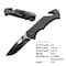 Cat 8 Inch Folding Knife with Seat Belt Cutter and Glass Break 980012 - alternate 2